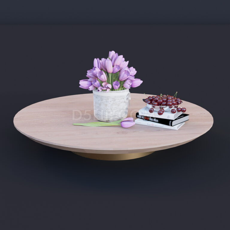 Free Tea Table Model Assets For D5 Render Download-31
