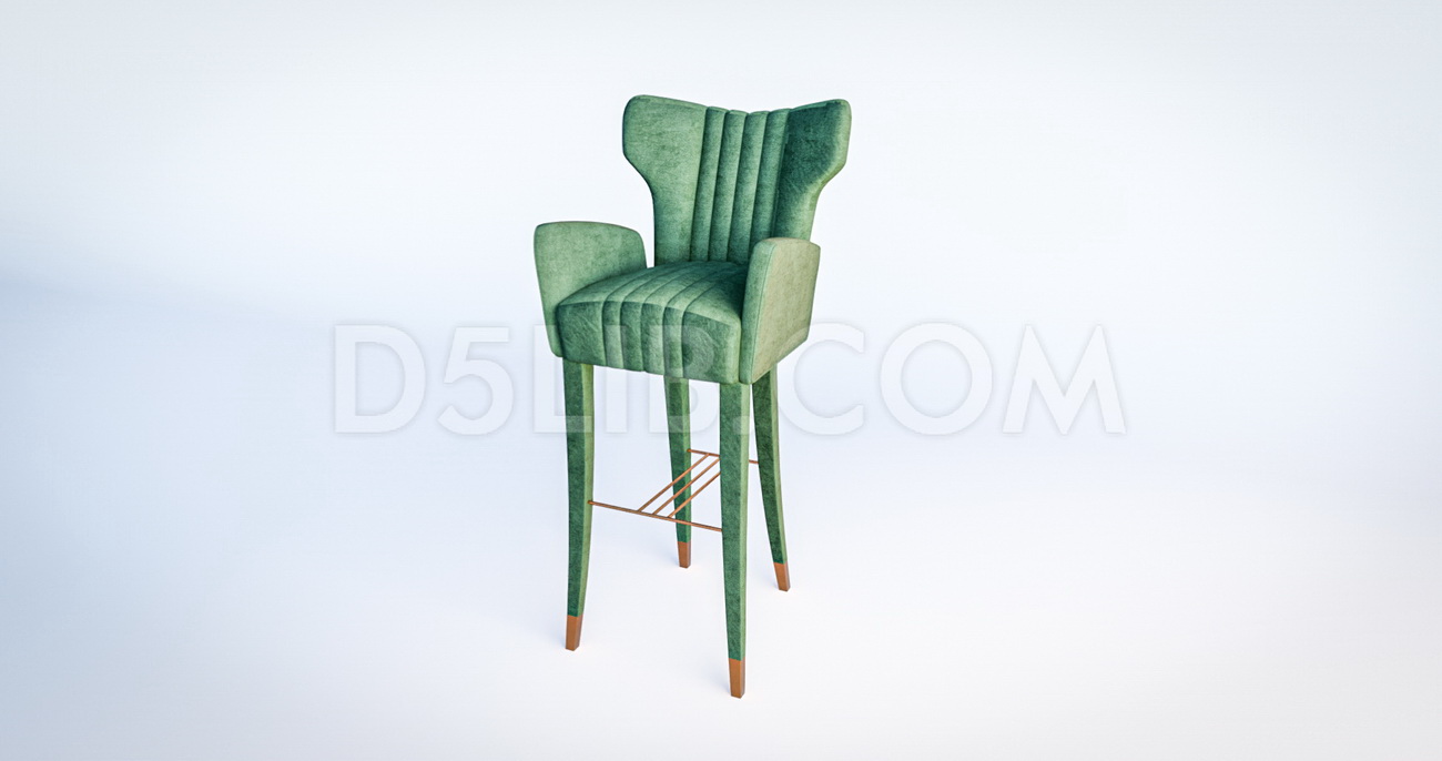 Free Bar Stool Model Assets for D5 Render Download-125
