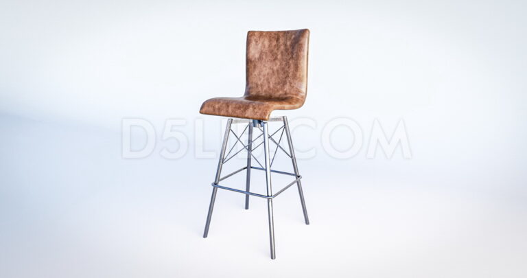 Free Bar Stool Model Assets For D5 Render Download-119