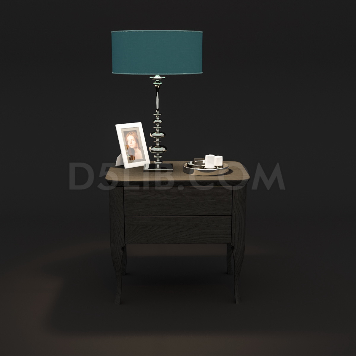 Free Bedside Table Model Assets For D5 Render Download-117