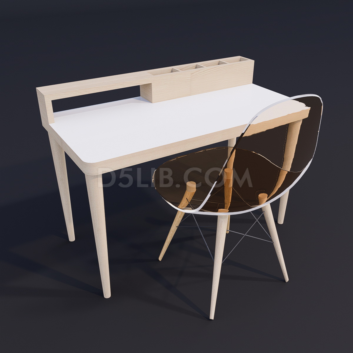 Free Dressing Table Model Assets For D5 Render Download-130
