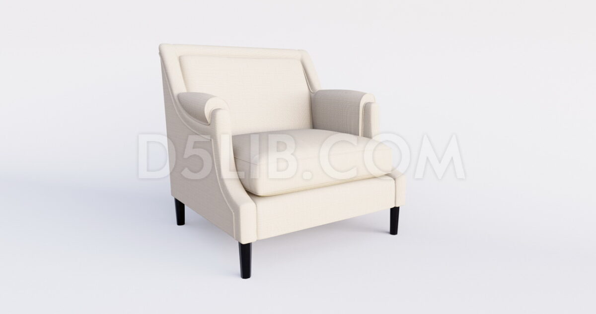 Marker Rendered Chair Free Relaxing Chair Model Assets for D5 Render Download-124