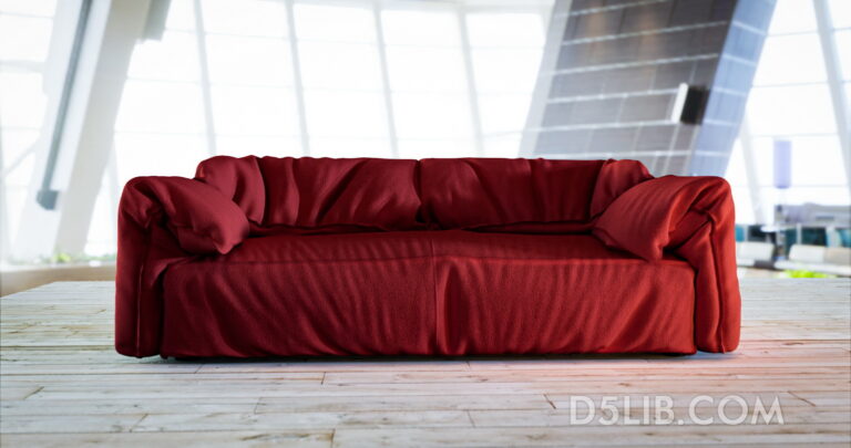 Free Sofa Model Assets For D5 Render Download-139