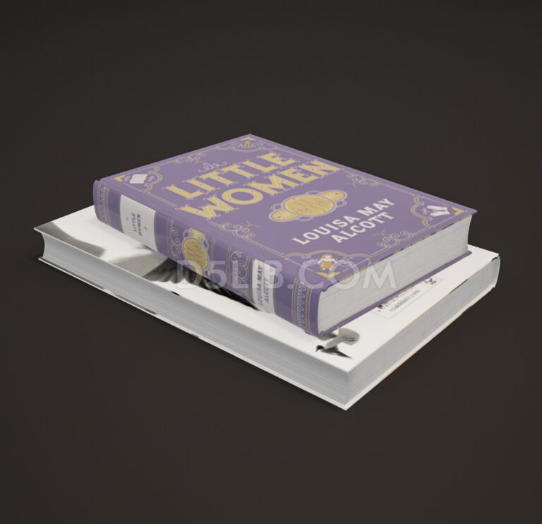 Free Book Model Assets For D5 Render Download-157