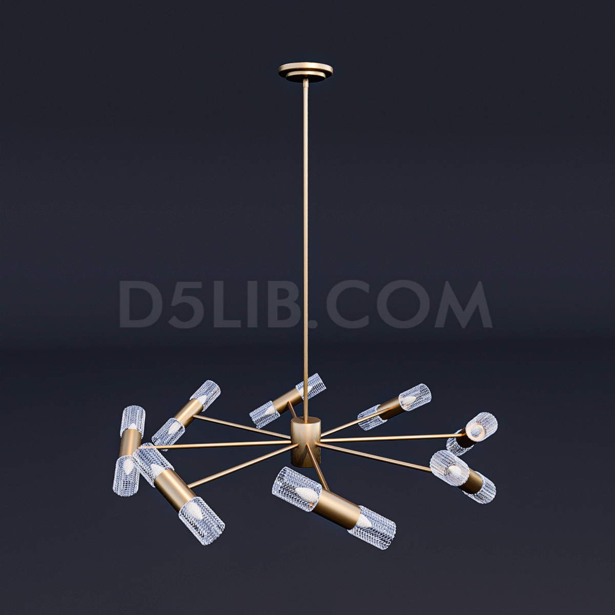 Free Ceiling Light Model Assets For D5 Render Download-162