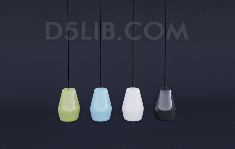 Free Ceiling Light Model Assets For D5 Render Download-163