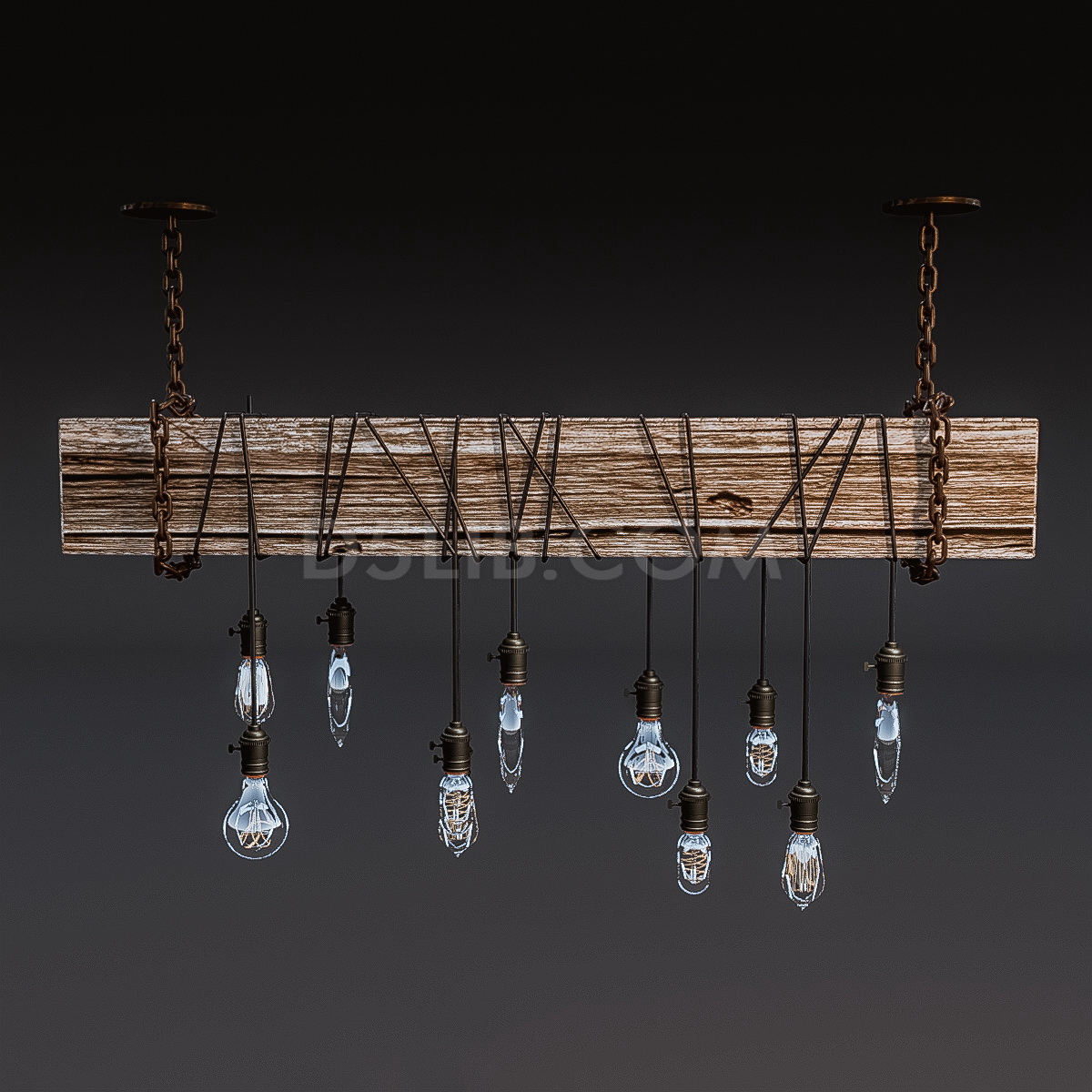 Free Ceiling Light Model Assets For D5 Render Download-173