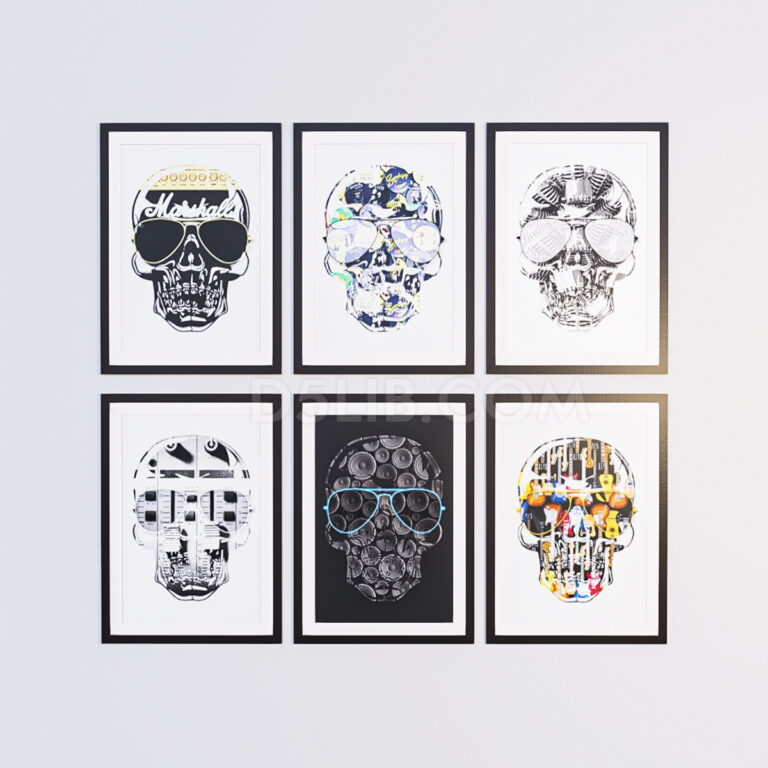 Free Frame Model Assets For D5 Render Download-180