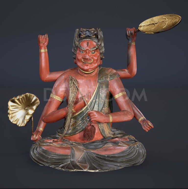 Free 3d Model Démon Aizen-myôô Assets For D5 Render Download-247