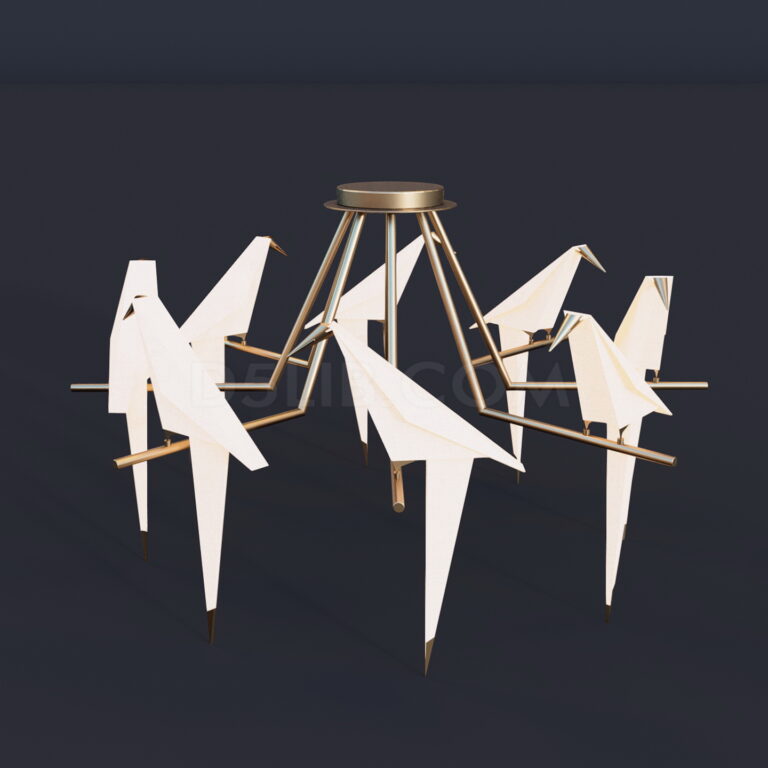 Free Ceiling Light Model Assets For D5 Render Download-262
