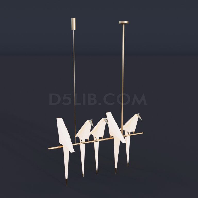 Free Ceiling Light Model Assets For D5 Render Download-263