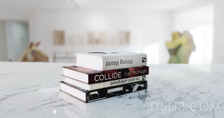 Free D5 Render Assets Download Decorative Book 3d Models-223