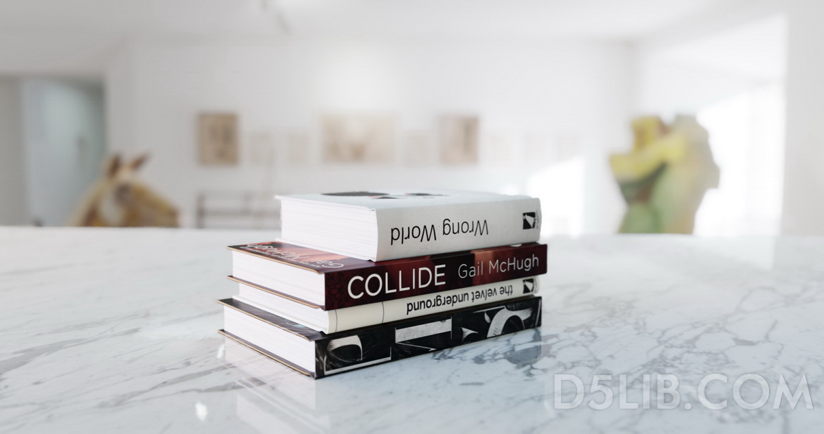 Free D5 Render Assets Download Decorative Book 3d Models-223