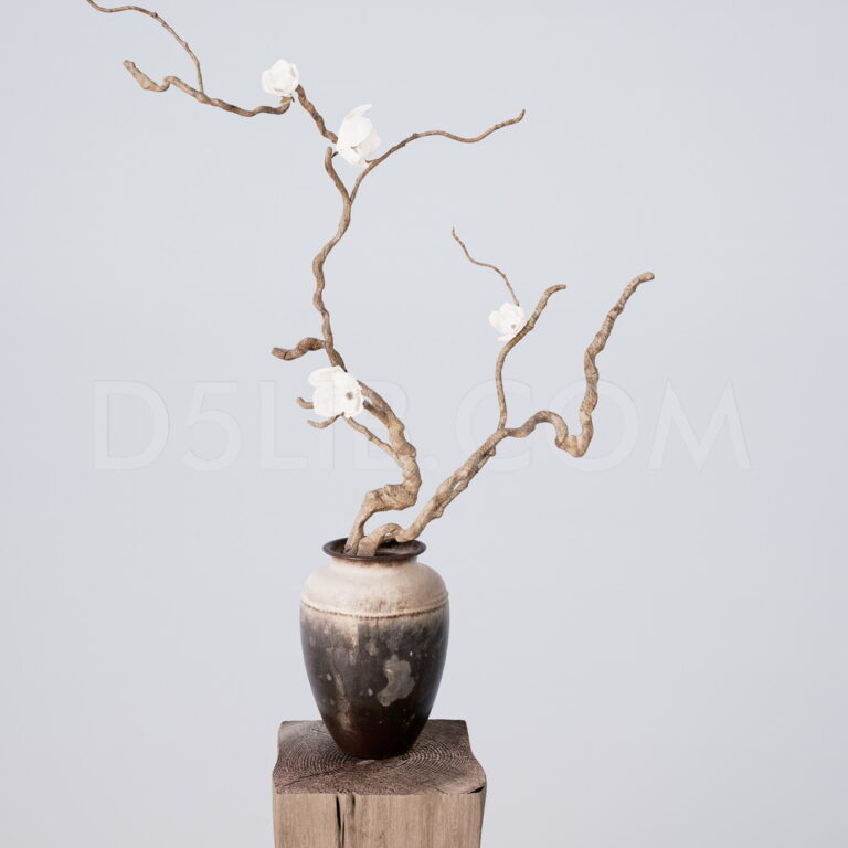Free Decor Vase Assets For D5 Render Download-236