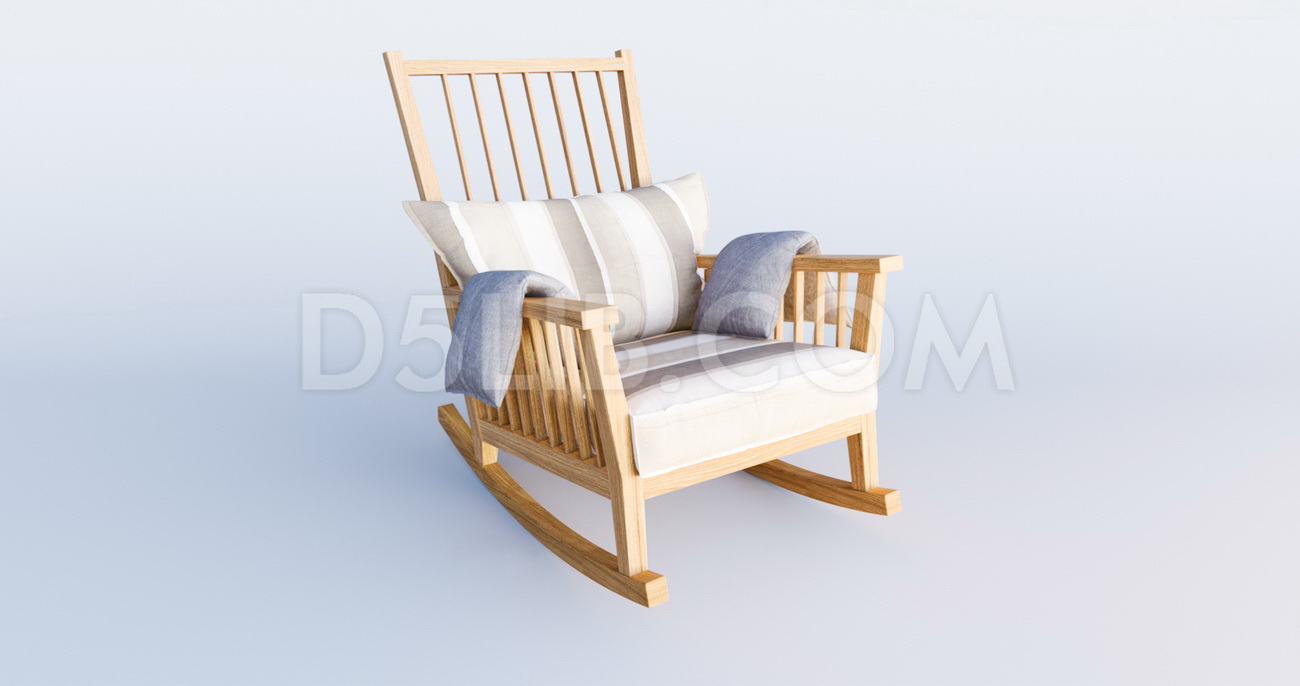 Free Relaxing Chair Model Assets for D5 Render Download-258
