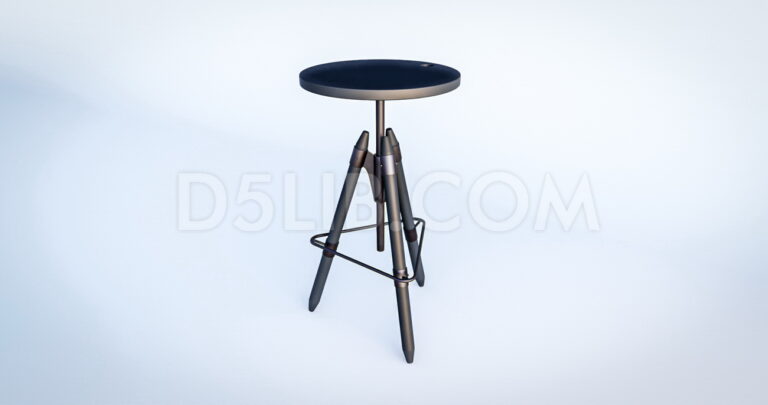 Free Bar Stool Model Assets for D5 Render Download-289