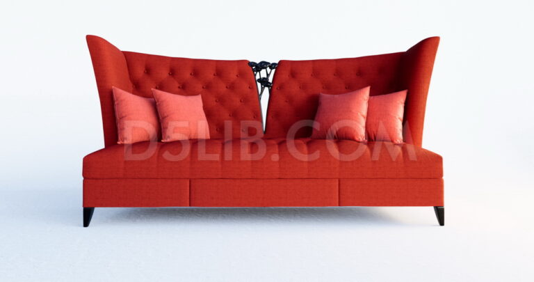 Free Christopher Guy Sofa Model Assets For D5 Render Download-292