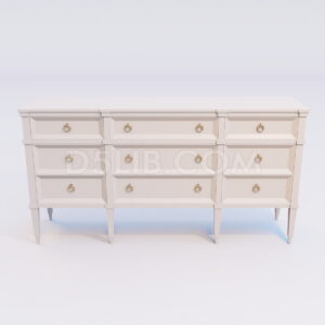 Free Console Table Model Assets For D5 Render Download-282