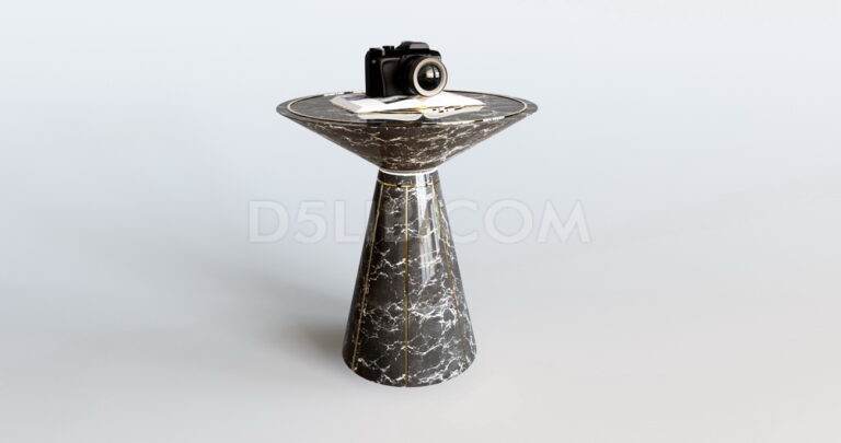 Free Side Table Model Assets for D5 Render Download-320